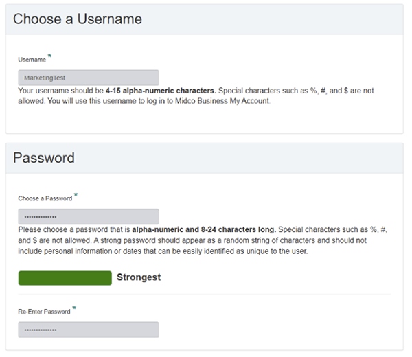Creating a user