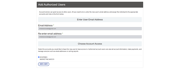Add authorized users